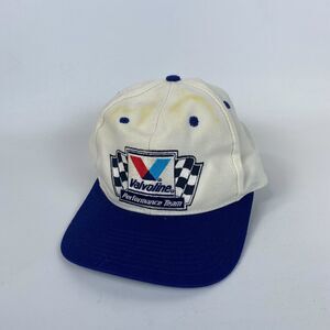 CYRK Baseball Cap Mens One Size White Blue Valvoline‎ Performance Team Strapback